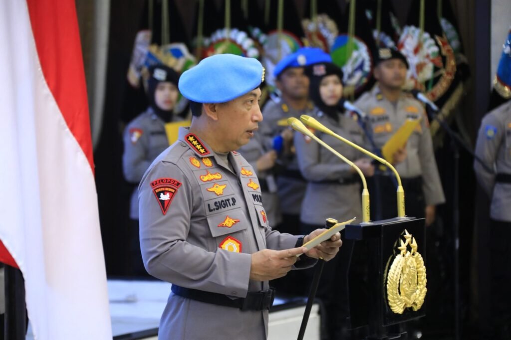 Kapolri Lepas Satgas FPU 7 MINUSCA dalam Misi Perdamaian PBB di Afrika Tengah