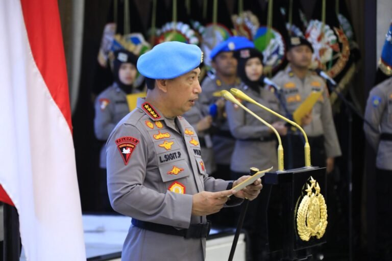 Kapolri Lepas Satgas FPU 7 MINUSCA dalam Misi Perdamaian PBB di Afrika Tengah