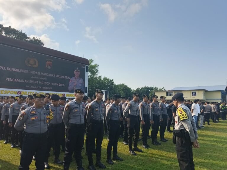 Sukses Amankan MotoGP 2025, Polda NTB Gelar Apel Konsolidasi Operasi Mandalika Rinjani 2025