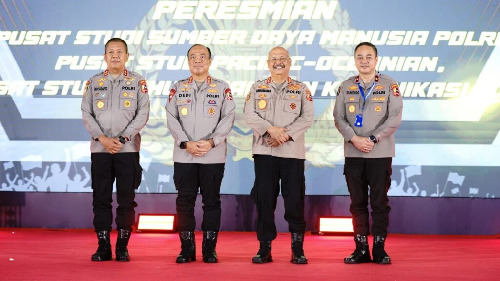 STIK Lemdiklat Polri Resmikan Tiga Pusat Studi Baru untuk Perkuat Transformasi Ilmu Kepolisian