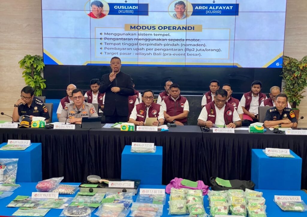 Bareskrim Polri Gagalkan Peredaran Narkoba Jelang DWP 2025 Bali, 17 Tersangka Diamankan
