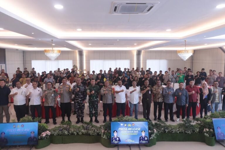 Rilis Akhir Tahun 2025, Polda Bengkulu Perkuat Sinergi dan Program Sosial Berkelanjutan