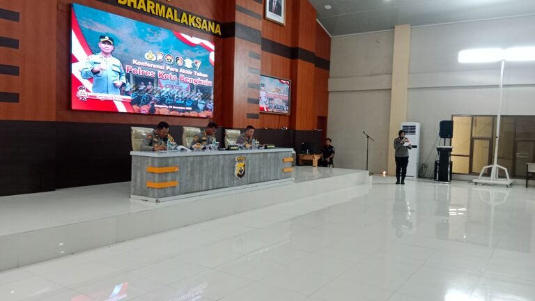Konferensi Pers Akhir Tahun, Kapolresta Bengkulu sampaikan Paparkan Capaian Kinerja dan Situasi Kamtibmas Sepanjang 2025