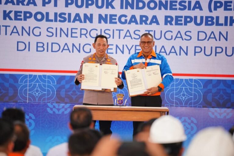Kapolri MoU dengan PT Pupuk Indonesia Terkait Distribusi : Agar Tepat Sasaran