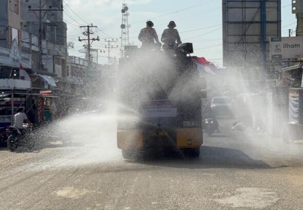 Aksi Humanis Polres Pidie Jaya Tuai Apresiasi Warga, Debu Pascabanjir Berhasil Dikendalikan