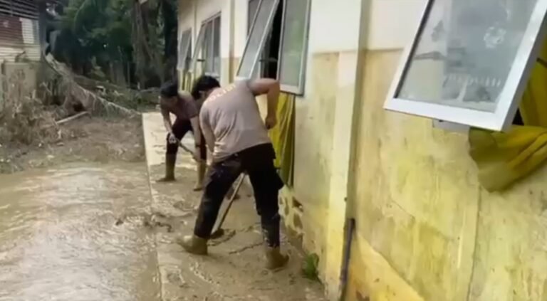 Polri Dampingi Pemulihan SDN 1 Tualang Cut Pascabanjir, Sekolah Siap Sambut Siswa 5 Januari 2026