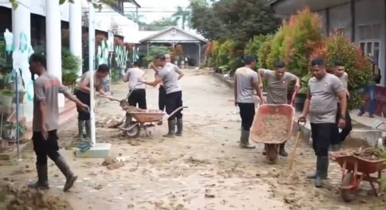 Komitmen Pemulihan Pascabencana, Polri Pastikan SMPN 2 Langsa Siap Digunakan Kembali