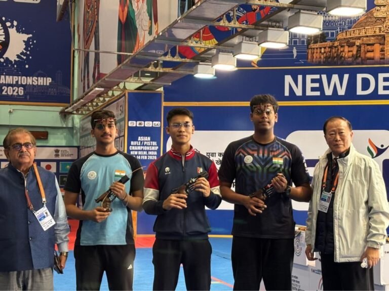 PRESTASI GEMILANG ANGGOTA BRIMOB POLRI : BRIPTU MUHAMAD FAWWAZ ADITIA FARREL RAIH MEDALI EMAS DAN PECAHKAN REKOR DUNIA DI AJANG ASIAN RIFLE/PISTOL CHAMPIONSHIP 2026 INDIA