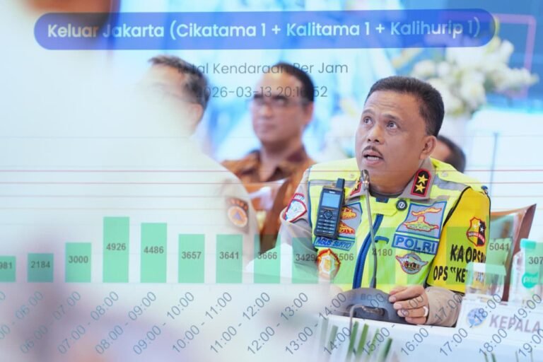 Hadiri Pembukaan Posko Angkutan Lebaran 2026, Kakorlantas Pastikan Hiruk-pikuk Operasi Ketupat Berjalan Lancar