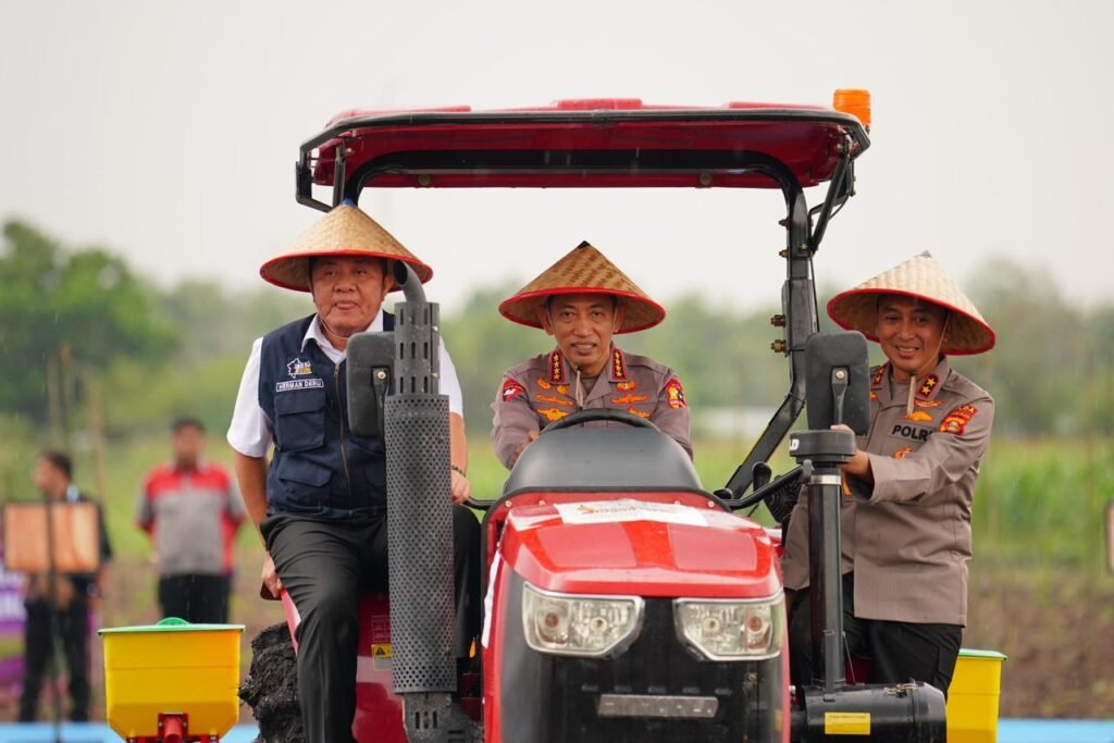 Tanam Raya Jagung Serentak Kuartal I, Kapolri : Tuntaskan Target Swasembada Pangan Presiden