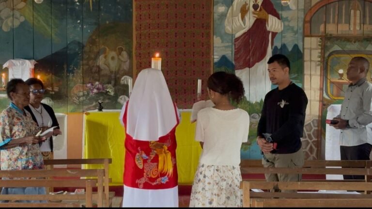 Pengamanan Satgas Damai Cartenz Hadirkan Rasa Aman Saat Ibadah Prapaskah di Sinak