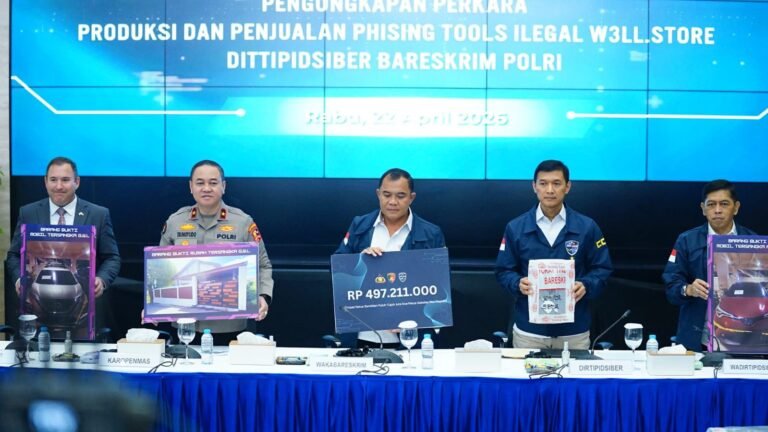Polri Berhasil Bongkar Jaringan Internasional Penjualan Phishing Tools, Kerugian Capai Rp. 350 Miliar
